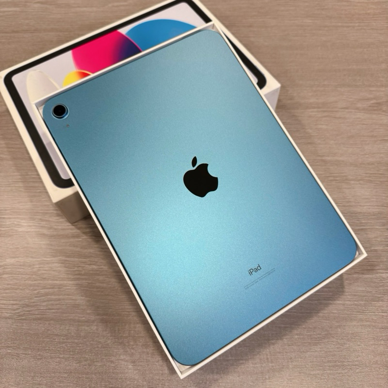 全新♠️［僅拆封未啟用 保固一年］ iPad10 256G WiFi 藍色