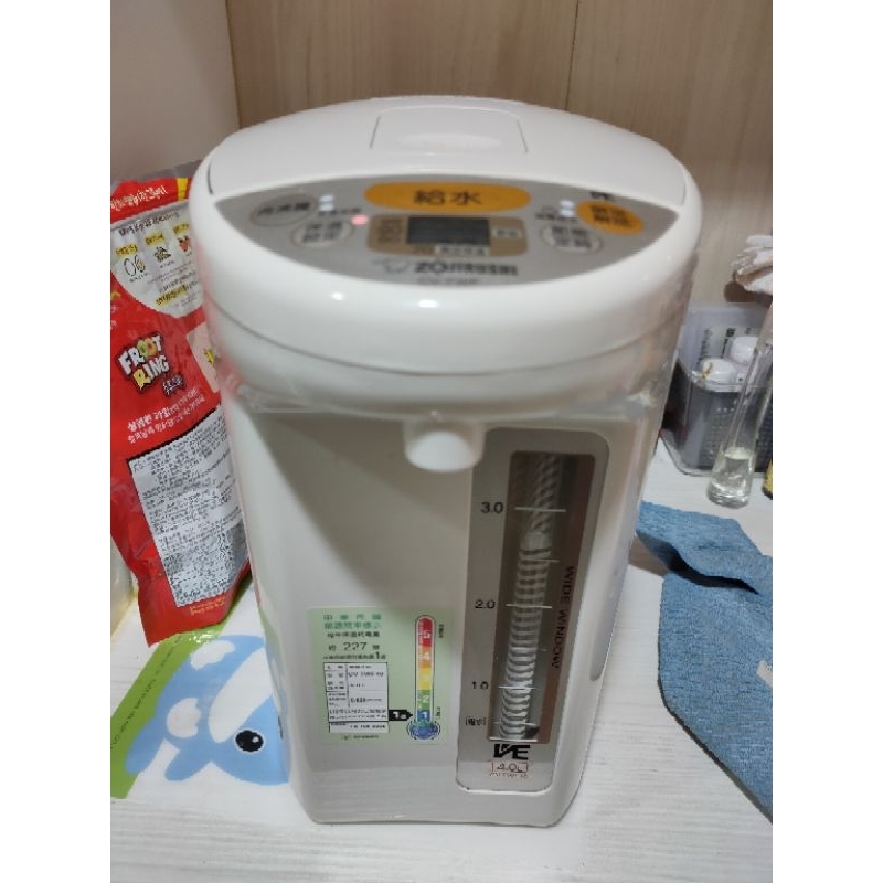 ***二手品*** ZOJIRUSHI 象印 4L 象印微電腦真空保溫省電熱水瓶 CV-TWF40