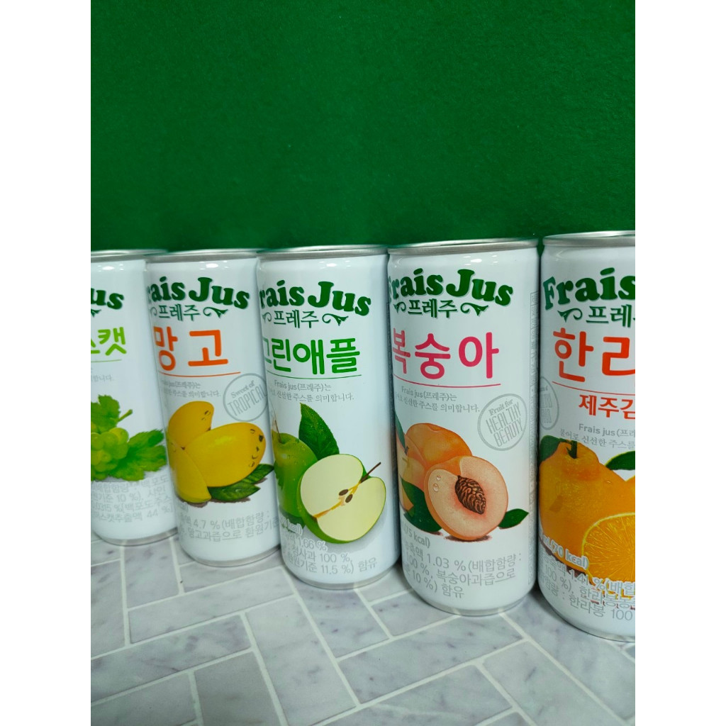 韓國進口 一和 芒果汁 濟州柳橙柑橘汁 水蜜桃汁 麝香葡萄汁 青蘋果汁240ml