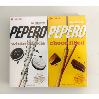LOTTE PEPERO 巧克力棒 白巧克力口味餅乾棒 巧克力夾心餅乾棒