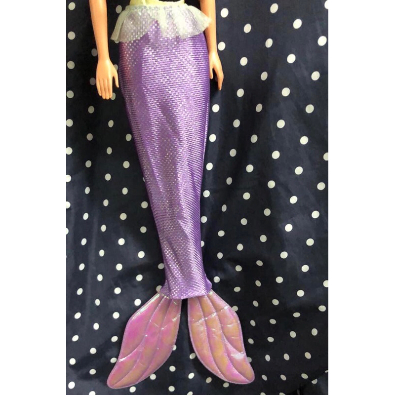 現貨 Barbie 芭比紫色美人魚尾服裝 銷售不含芭比娃娃