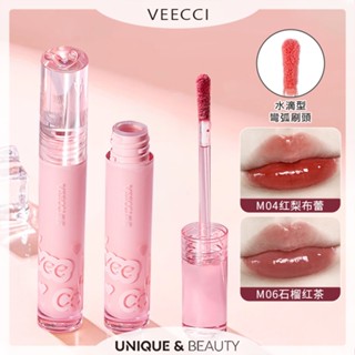 U&B░ 臺灣現貨｜官方授權 VEECCI唯資 柔潤清透嘟嘟唇蜜 水光鏡面 冰透鏡面 保濕滋潤唇釉【A094】