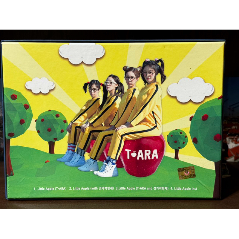 絕版 T-ara [ Little Apple 小蘋果 (CD+DVD) ] 芝妍 孝敏 居麗 𤨒晶 限定專輯