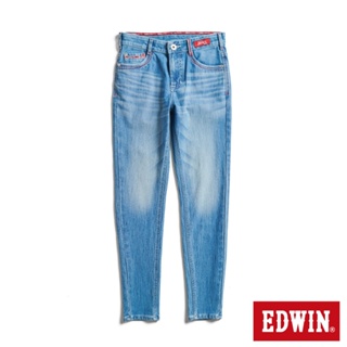 EDWIN 東京紅360°迦績彈力機能極窄管牛仔褲(拔淺藍)-男款