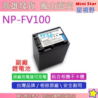 星視野 SONY NP-FV100 FV100 電池 CX900 CX450 Z90 X70 NX80 相容原廠 全新