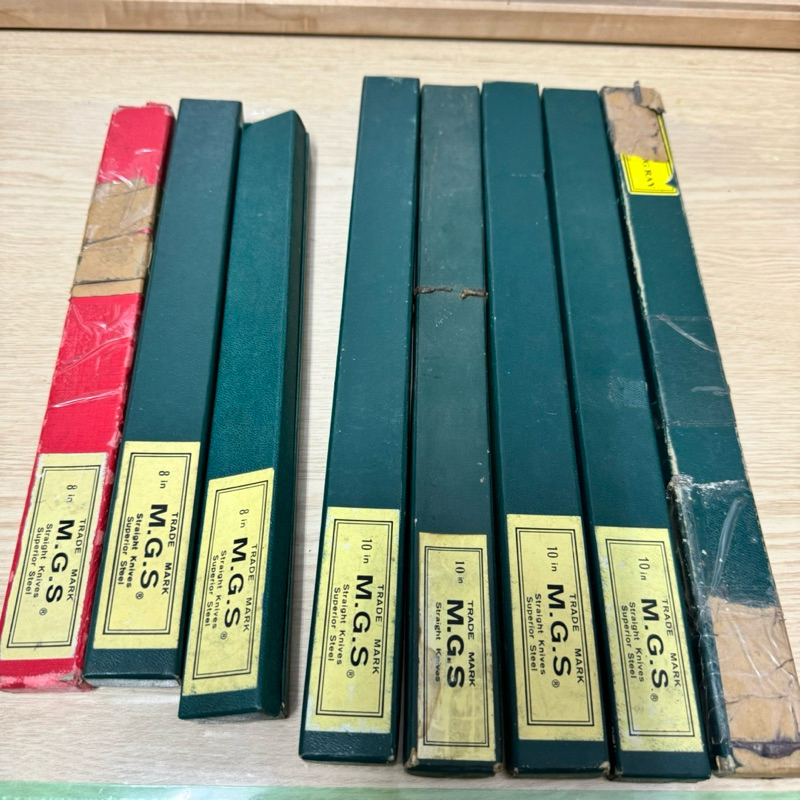 二手 6成新 未使用過 只是放比較久 MGS電剪直刀片 電裁刀刀片機8吋10吋理想直刀刀片 刀片切布機