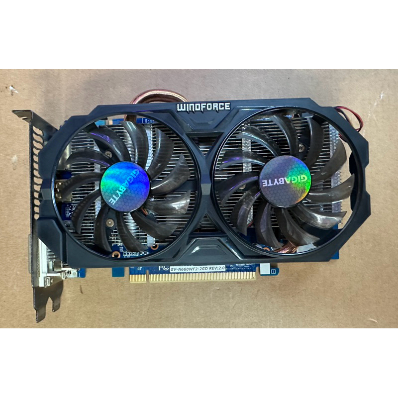 中古 二手 良品 顯示卡 技嘉 GTX 660 功能正常 可以開機