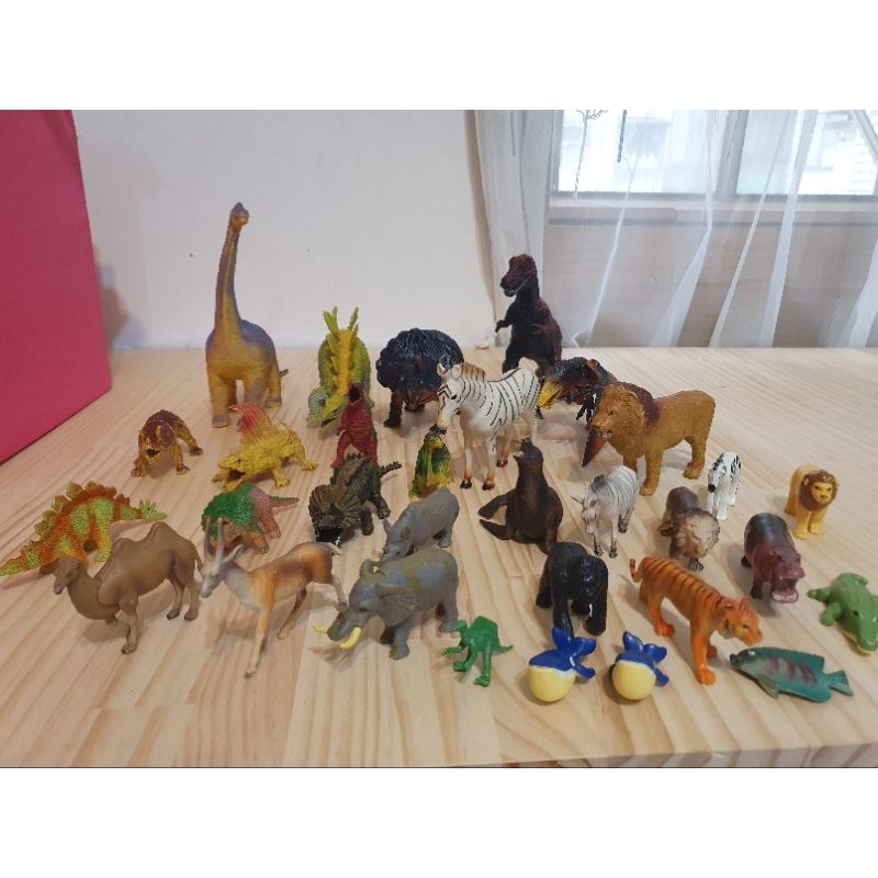 二手 恐龍動物玩具一批 全部130