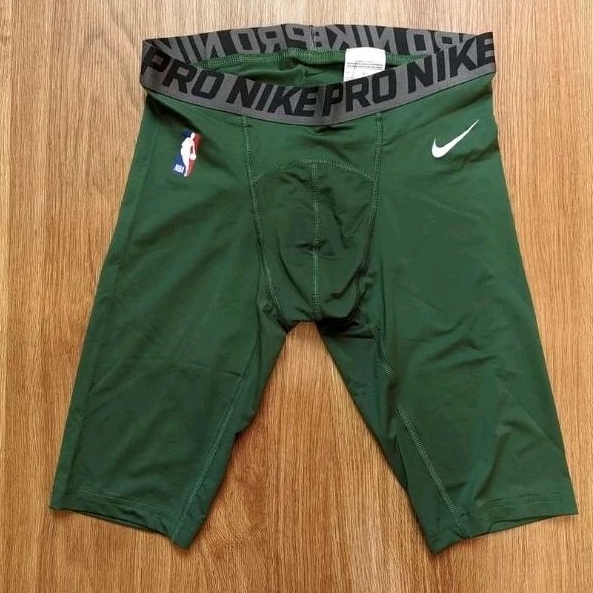 Nike Pro NBA 公鹿 GI #球員版 綠色 緊身短束褲 緊身褲 緊身短褲 無市售