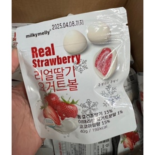 🇰🇷milkymelly 草莓凍乾優格巧克力球 40g