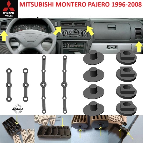 三菱 帕傑洛 冷氣出風口 配件 MITSUBISHI MONTERO PAJERO 1996-2008