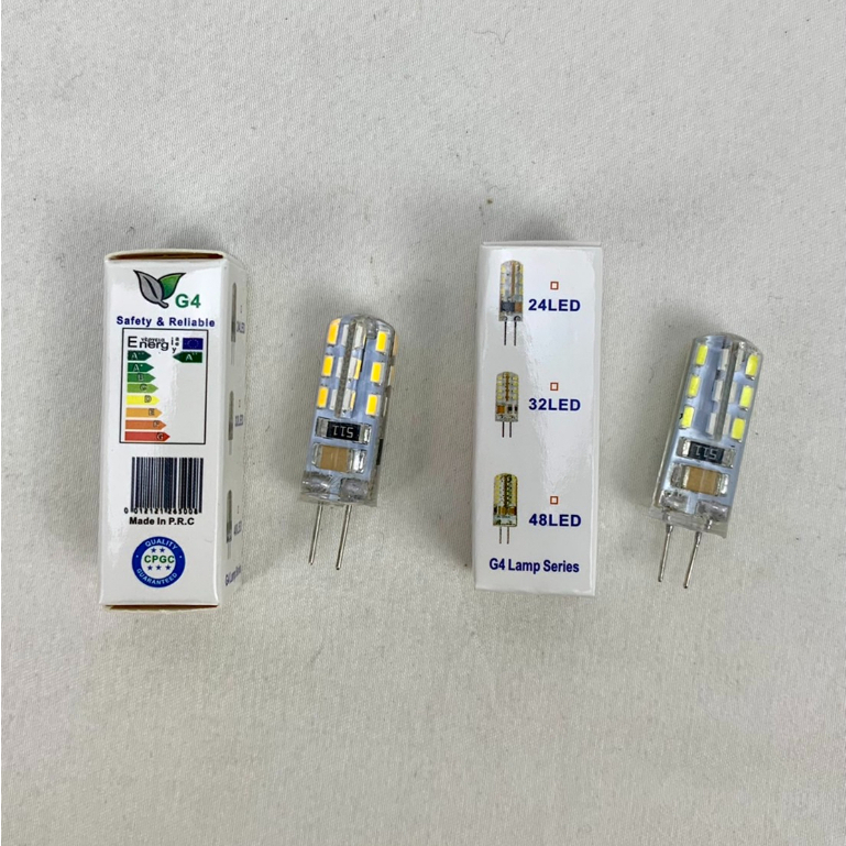 LED G4 3W 110-220V 豆泡 豆燈 無需變壓器 取代20W鹵素燈泡 白光 黃光