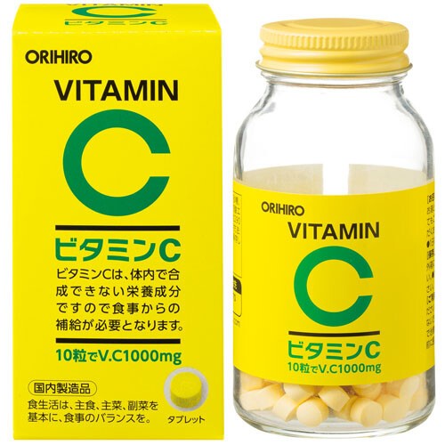 現貨 日本 ORIHIRO 維生素C粒 300錠 咀嚼片咀嚼錠口含錠