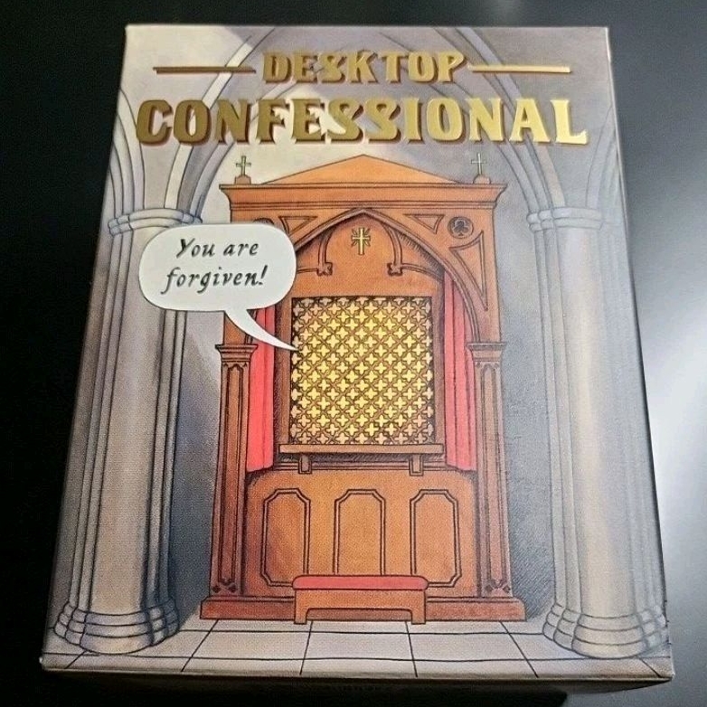 迷你桌上型告解室 Desktop Confessional 玩具