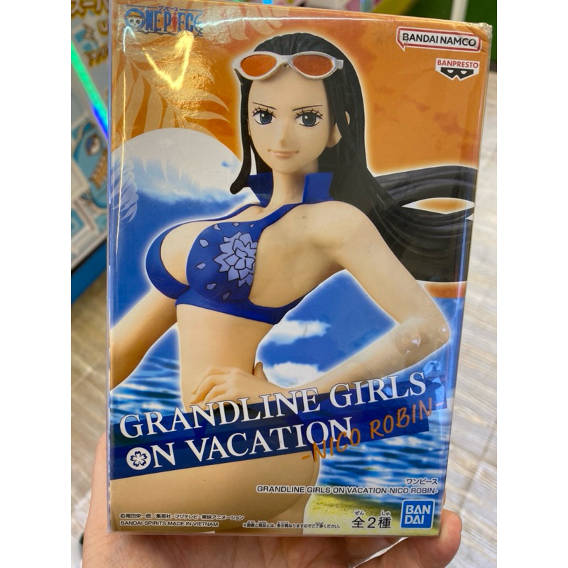 日版 金證 景品 海賊王 GIRLS ON VACATION 假期 妮可 羅賓 泳裝