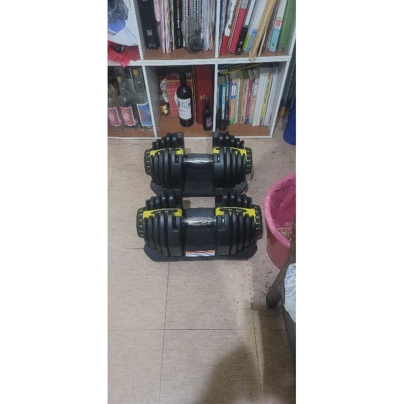 調整式啞鈴一對（40kg) + 健身椅