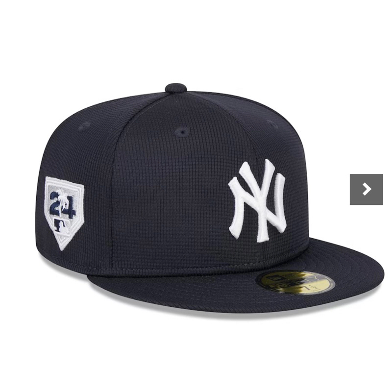 紐約洋基New Era 2024春訓全封式球員版實戰棒球帽