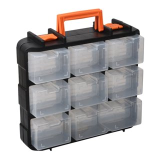 16格零件收納盒 手提工具箱 工具盒 水電零件 螺絲 收納盒 工具箱 零件盒【DI140】