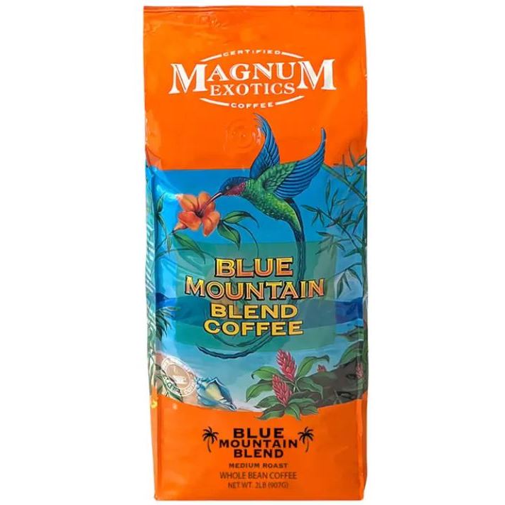 好康多代購🛍- Magnum 藍山調合咖啡豆 907克 科克蘭 咖啡豆 咖啡包 好市多咖啡 橘色包裝
