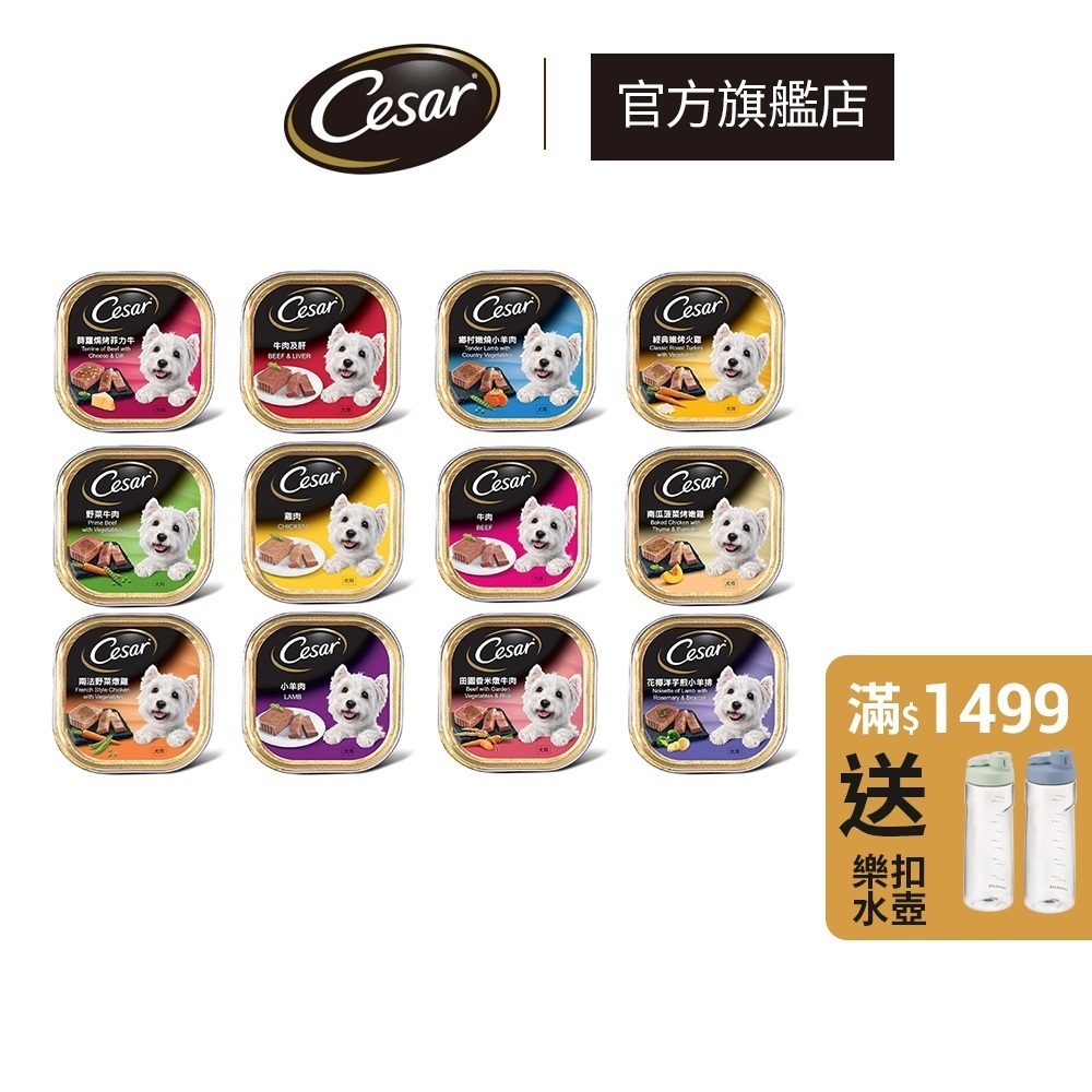 【西莎】精緻風味餐盒  48入組 (100g/入) 多口味 寵物 狗罐頭/濕糧