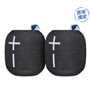 UE Ultimate Ears WONDERBOOM 3 防水無線迷你藍牙揚聲器 黑2入