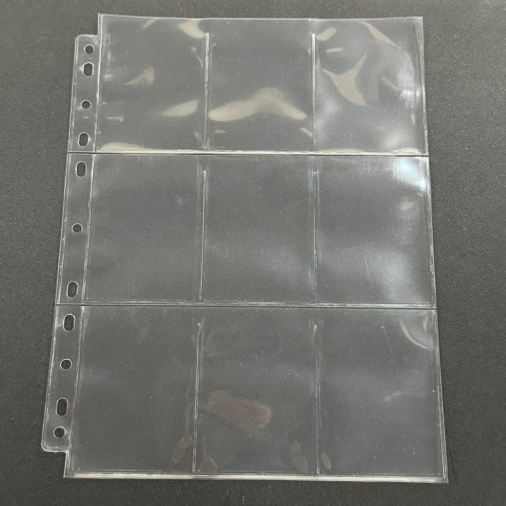 (C) RSS 11孔九格內頁 內頁 卡套 卡片內頁  偶像學園 遊戲王 魔法風雲會 寶可夢 航海王 WS BS 球員卡