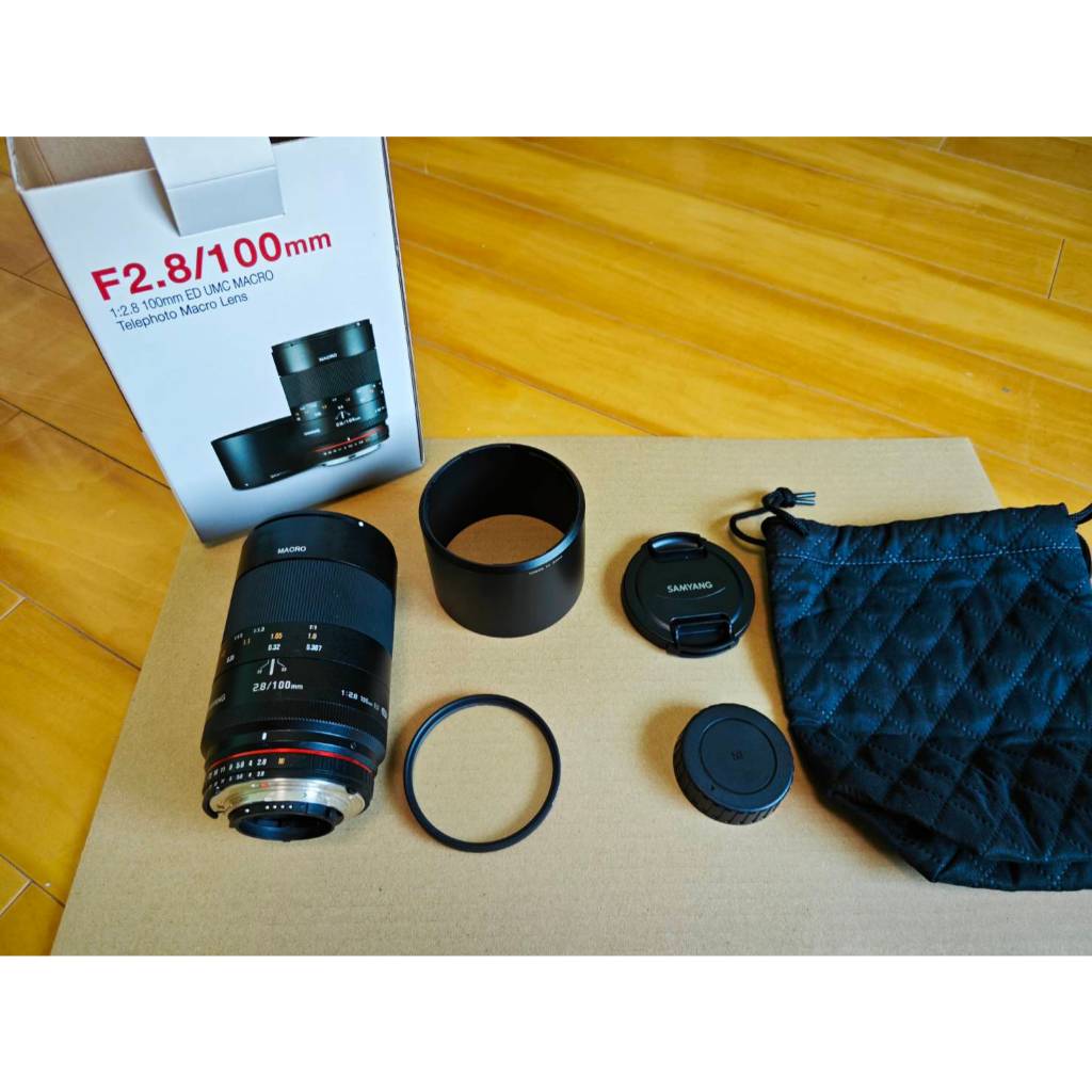 SAMYANG 100mm F2.8 ED UMC MACRO 手動 微距鏡頭 Nikon 水貨 加送kenko保護鏡
