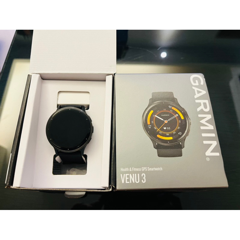 GARMIN Venu 3 GPS 智慧腕錶（光譜黑-24mm）