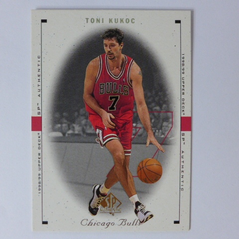 ~Toni Kukoc/名人堂/最佳第六人/托尼·庫科奇~1999年SPA.NBA籃球卡