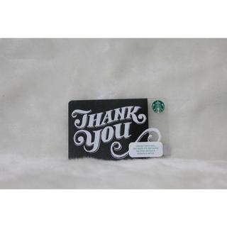 星巴克 STARBUCKS 英國 2016 6136 THANK YOU 謝謝 感謝卡 隨行卡 儲值卡 星巴克卡 收藏