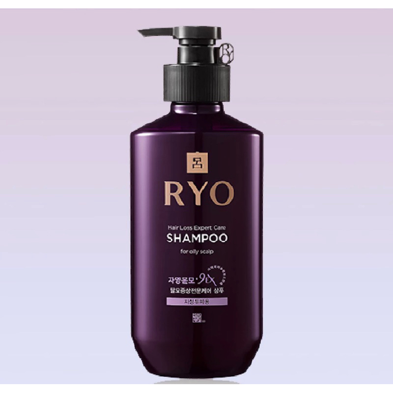 韓國 RYO 呂 漢方滋養洗髮精 400ml 髮根修復 控油 平衡 低敏