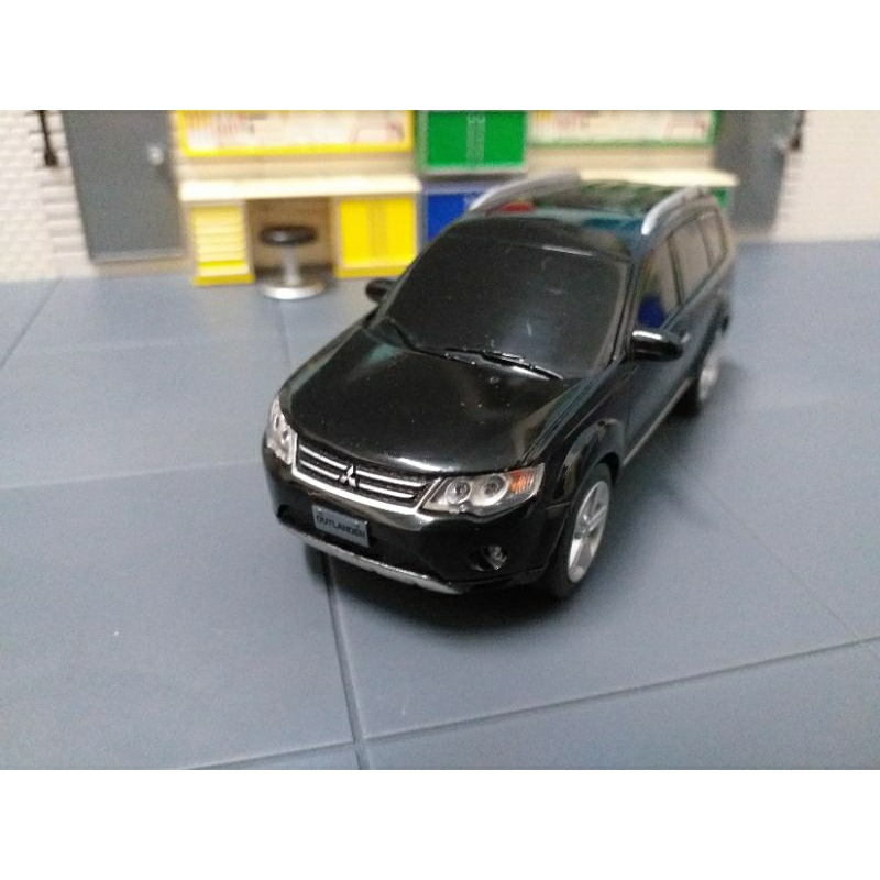 二手無盒 原廠 1/43 三菱 MITSUBISHI OUTLANDER SUV 黑色 模型車