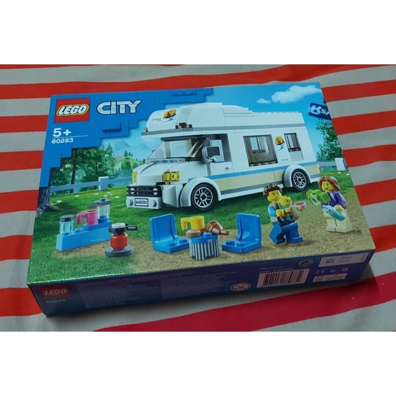 全新正品＞＞LEGO 樂高 城市系列 60283 假期露營車(露營車 角色扮演 DIY積木