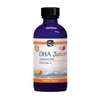 北歐天然 幼兒液體魚肝油食品 含DHA 滴劑 草莓風味 119ml