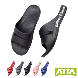 【ATTA】簡約休閒雙帶室外拖鞋(5色)ATTA/人體工學/足壓釋放/台灣製/足底均壓/雙帶造型/均壓舒適