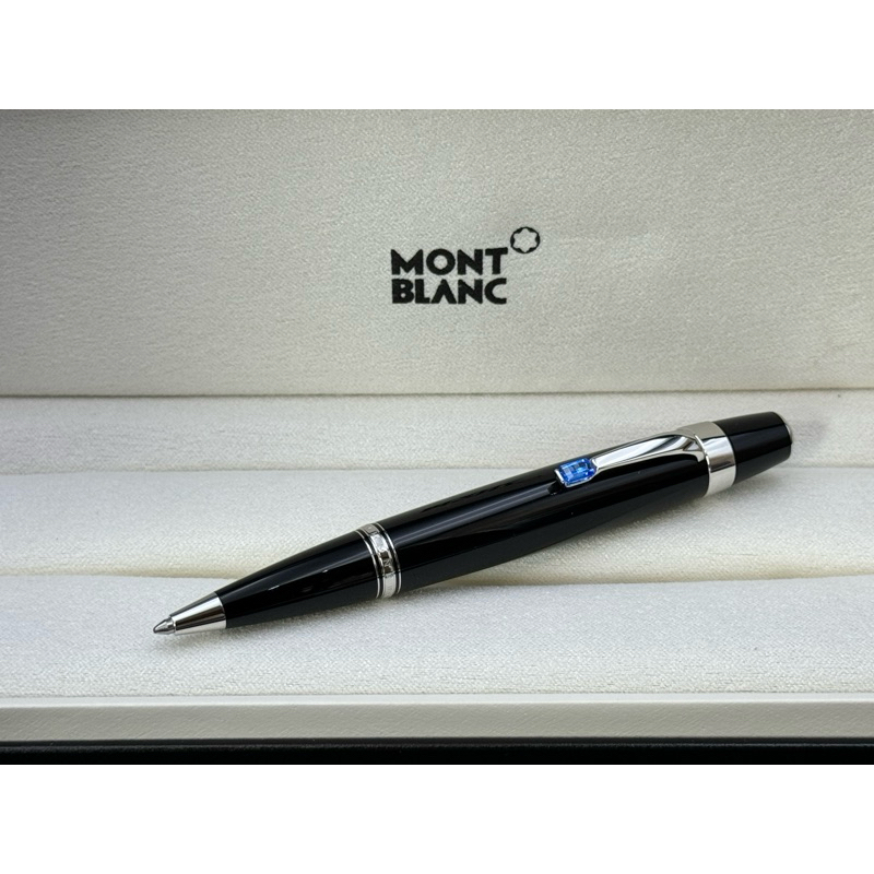 萬寶龍 波希米亞系列 藍寶石 鋼珠筆 Montblanc Boheme Rollerball Pen_5795