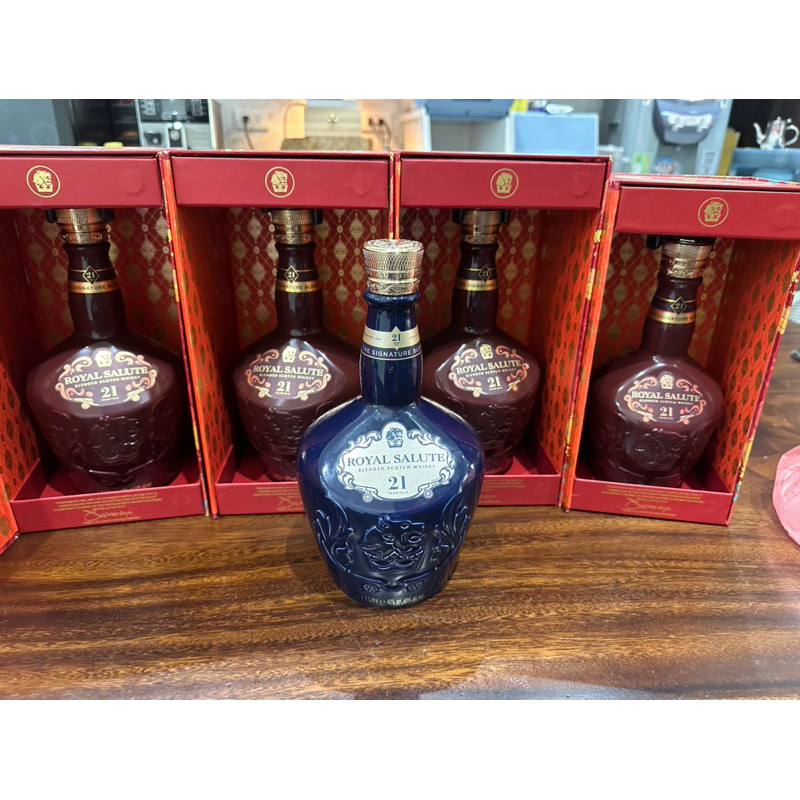 售皇家禮炮珍藏空瓶子