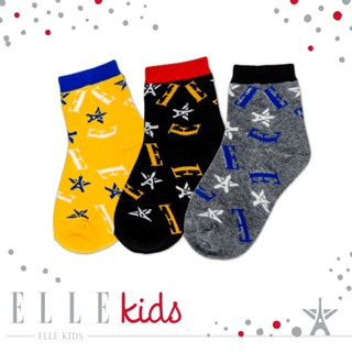 【ELLE KID’S】酷炫飛機 童襪 襪子 止滑 顆粒 棉襪 兒童襪 男童襪 女童襪