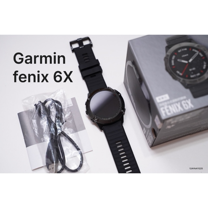 GARMIN Fenix 6X 悠遊卡未綁定 含保貼  錶帶  原盒