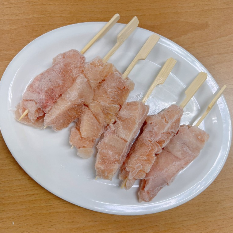 【小可生鮮】雞肉串【10串/包】生鮮雞肉串 烤肉串 串燒 雞胸肉串 大約340g/包