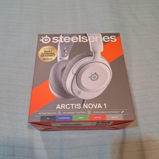 Steelseries賽睿 Arctis Nova 1 有線電競耳機 AI麥克風降躁 全新(僅拆封檢查)