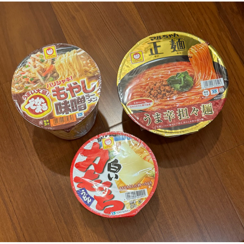 新鮮現貨 日本🇯🇵TOYO SUISAN  東洋水產 清脆豆芽味噌拉麵（大碗） / 鮮辣擔擔麵 / 麻糬烏龍麵