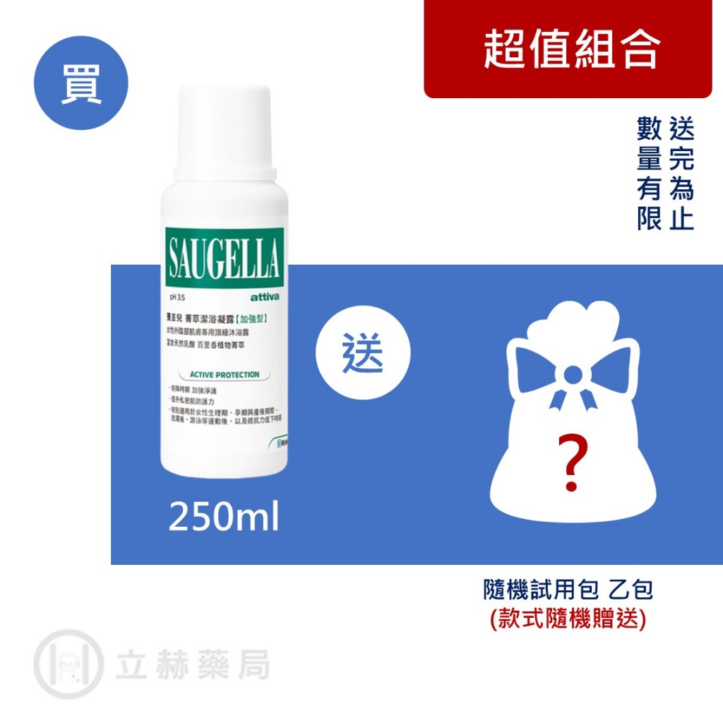 賽吉兒 SAUGELLA 菁萃潔浴凝露 加強型 250 mL 公司貨【立赫藥局】