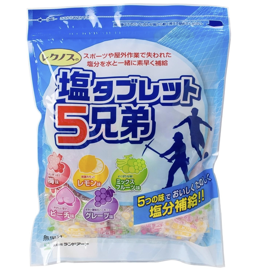 《FOS》日本製 鹽糖 (約185粒入) 運動 登山 慢跑 馬拉松 健行 補給 夏天 防中暑 熱銷 必買 新款