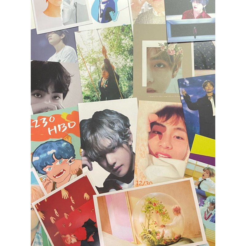 BTS V 金泰亨 自製小卡 LOMO小卡