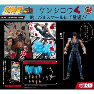 M.I.C DIGACTION 北斗之拳 北鬥神拳 拳四郎 拳志郎 健次郎 8CM 1/24 可動人偶 公仔 代理版