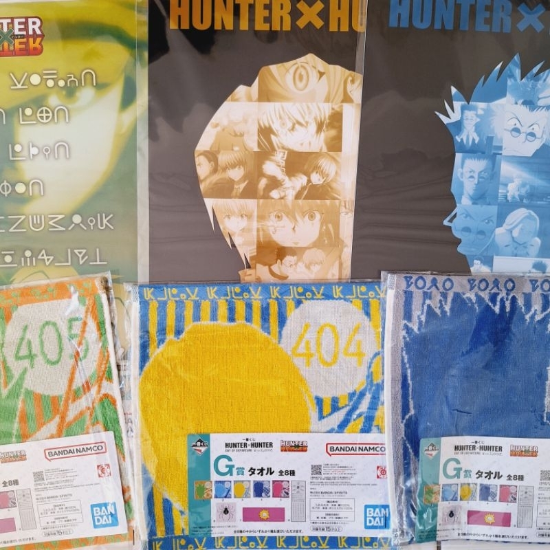[整圖售] 獵人 正版 一番賞 海報 全新 hunter x hunter 小傑 酷拉皮卡 雷歐力 週邊 動漫 全職獵人