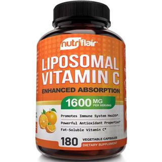 美國原裝NutriFlair脂質體維生素C Liposomal Vitamin C 180粒