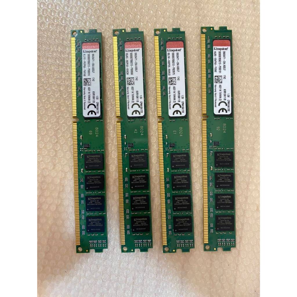 Kingston 8GB DDR3 1600 桌上型記憶體(KVR16N11/8) 二手出清