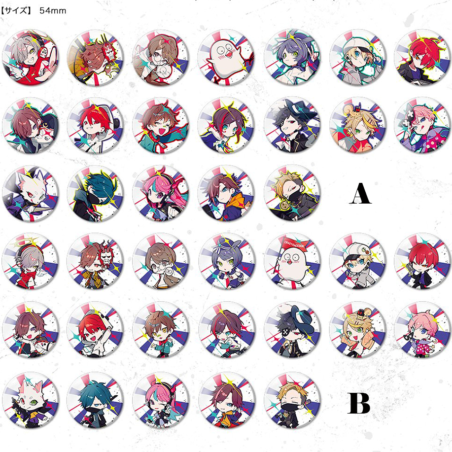 Crazy Raccoon 官周。CR fes 2024 隱藏版A款B款徽章。全新。